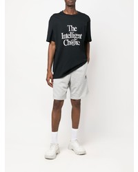 T-shirt à col rond imprimé noir et blanc New Balance