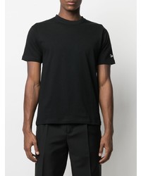 T-shirt à col rond imprimé noir et blanc Yohji Yamamoto