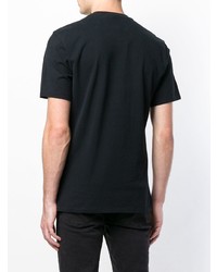 T-shirt à col rond imprimé noir et blanc Barbour