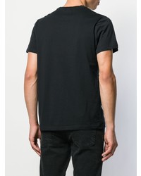 T-shirt à col rond imprimé noir et blanc Unconditional