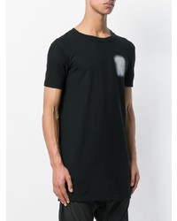 T-shirt à col rond imprimé noir et blanc 11 By Boris Bidjan Saberi