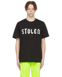 T-shirt à col rond imprimé noir et blanc Stolen Girlfriends Club
