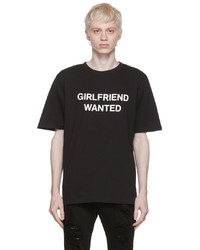 T-shirt à col rond imprimé noir et blanc Stolen Girlfriends Club