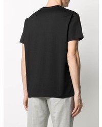 T-shirt à col rond imprimé noir et blanc Givenchy