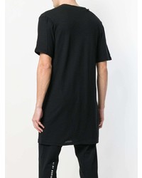 T-shirt à col rond imprimé noir et blanc 11 By Boris Bidjan Saberi