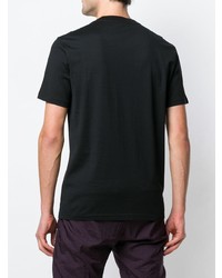 T-shirt à col rond imprimé noir et blanc Givenchy