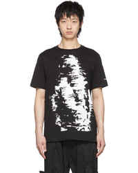 T-shirt à col rond imprimé noir et blanc TAKAHIROMIYASHITA TheSoloist.