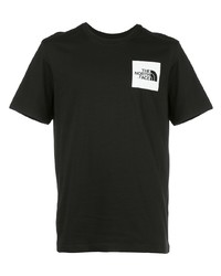 T-shirt à col rond imprimé noir et blanc The North Face