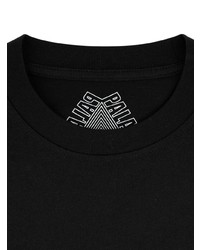 T-shirt à col rond imprimé noir et blanc Palace