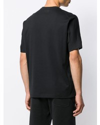 T-shirt à col rond imprimé noir et blanc Y-3