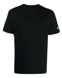 T-shirt à col rond imprimé noir et blanc Yohji Yamamoto