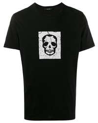 T-shirt à col rond imprimé noir et blanc Zadig & Voltaire