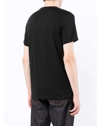 T-shirt à col rond imprimé noir et blanc PS Paul Smith