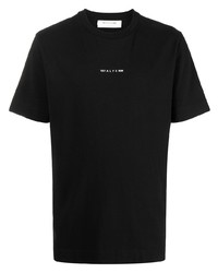 T-shirt à col rond imprimé noir 1017 Alyx 9Sm