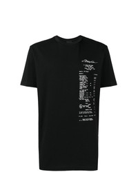 T-shirt à col rond imprimé noir 3.1 Phillip Lim