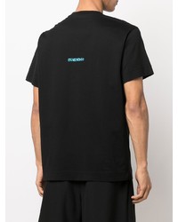 T-shirt à col rond imprimé noir Givenchy