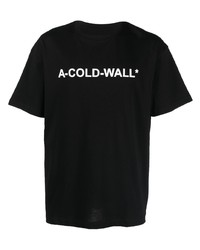 T-shirt à col rond imprimé noir A-Cold-Wall*