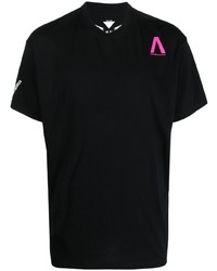 T-shirt à col rond imprimé noir ACRONYM