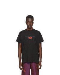 T-shirt à col rond imprimé noir Adidas Originals By Alexander Wang
