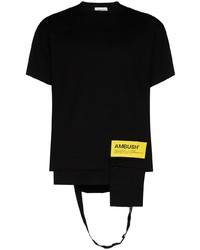 T-shirt à col rond imprimé noir Ambush