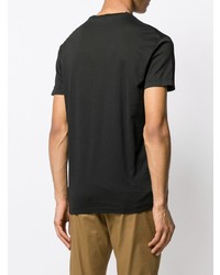 T-shirt à col rond imprimé noir DSQUARED2