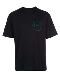 T-shirt à col rond imprimé noir Artica Arbox