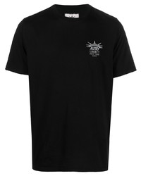 T-shirt à col rond imprimé noir AUTRY