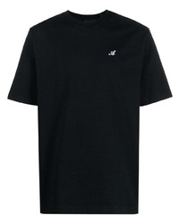 T-shirt à col rond imprimé noir Axel Arigato