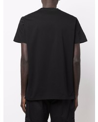 T-shirt à col rond imprimé noir DSQUARED2