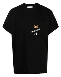 T-shirt à col rond imprimé noir BEL-AIR ATHLETICS