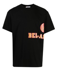 T-shirt à col rond imprimé noir BEL-AIR ATHLETICS