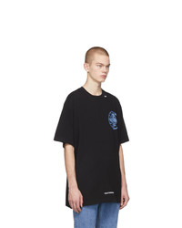 T-shirt à col rond imprimé noir Off-White