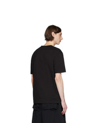 T-shirt à col rond imprimé noir McQ Alexander McQueen