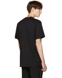 T-shirt à col rond imprimé noir Givenchy