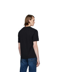 T-shirt à col rond imprimé noir McQ Alexander McQueen