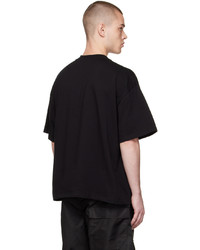 T-shirt à col rond imprimé noir Spencer Badu