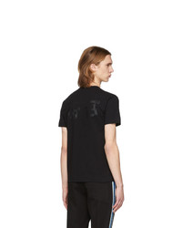 T-shirt à col rond imprimé noir Comme Des Garcons Play