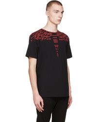 T-shirt à col rond imprimé noir Marcelo Burlon County of Milan