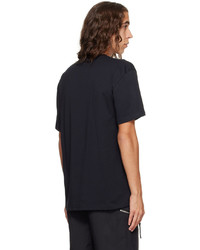 T-shirt à col rond imprimé noir JW Anderson