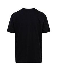 T-shirt à col rond imprimé noir Supreme