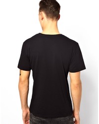 T-shirt à col rond imprimé noir Blood Is The New Black