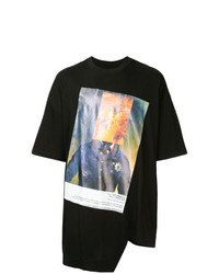 T-shirt à col rond imprimé noir Bmuet(Te)