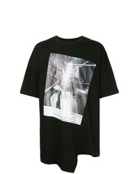 T-shirt à col rond imprimé noir Bmuet(Te)