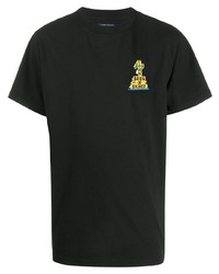 T-shirt à col rond imprimé noir BornxRaised