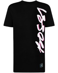 T-shirt à col rond imprimé noir Bossi Sportswear