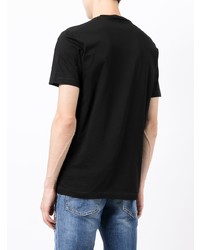 T-shirt à col rond imprimé noir DSQUARED2