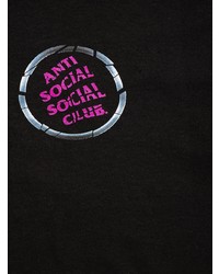 T-shirt à col rond imprimé noir Anti Social Social Club