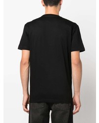 T-shirt à col rond imprimé noir DSQUARED2