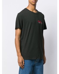 T-shirt à col rond imprimé noir PASADENA LEISURE CLUB