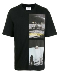T-shirt à col rond imprimé noir Calvin Klein Jeans Est. 1978